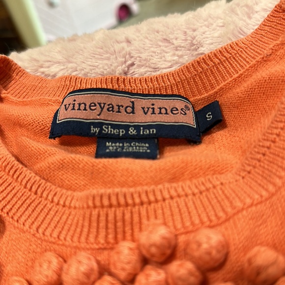Vineyard Vines French Knot Crew Neck Cashmere Blend Sweater Size S - Picture 7 of 9